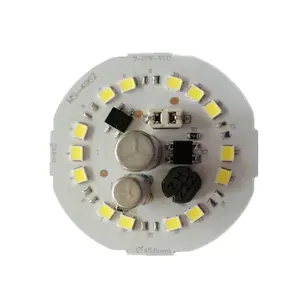 double capacitor bulbs parts 7w 9w 12w 15w 18w 24w LED chip board PCB A Bulb DOB