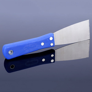 Stainless Steel Putty Knife 6in Straight Blade Plastic Handle Diy Tool - Product Image 3