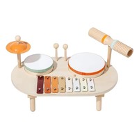 Childhood Unlimited Musical Instruments Multifunctional Wooden Percussion Instruments Knocking Educational Toys