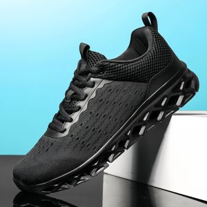 Chaussures <span class=keywords><strong>de</strong></span> course légères et respirantes en maille pour hommes, décontractées, sportives, à lacets, grande <span class=keywords><strong>taille</strong></span>, printemps, été, automne, PVC EVA, tendance <span class=keywords><strong>de</strong></span> la mode - Product Image 6
