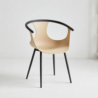 Chaise de bureau créative à dossier haut en plastique, pour la négociation et les loisirs, emballage postal Y