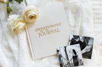 Journal de fiançailles LABON et carnet de souvenirs, planificateur de mariage pour la douche nuptiale