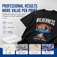 Film PET A3 A4 DTF pour transfert thermique, double face, pour imprimante DTF, impression sur t-shirt