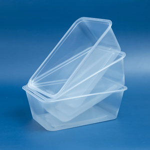 Hot Selling Rectangle Plastic Storage Box Transparent Organizer with Lid for Home Kitchen Office Use - Product Image 1