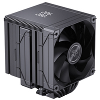 Enfriador de CPU de Doble Torre SNOWMAN MT660-V4D-NO LIGHT con Pantalla de Temperatura, 6 Tubos de Calor de Cobre, 260W TDP, Ventilador PWM Silencioso, LGA1700 AM5