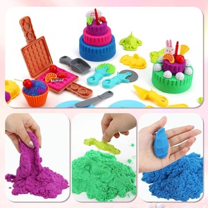 JITENG Produit phare DIY : Pâte à modeler souple, sable spatial, slime gelée cristalline colorée, pâte à modeler, matériaux de sécurité pour le modelage, slime de bain - Product Image 1