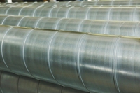 Tuyau de ventilation circulaire en cuivre spiralé de qualité supérieure pour systèmes CVC, tube d'extraction de poussière industriel sur mesure