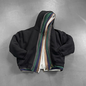 Felpa con cappuccio invernale in pile per uomo - Product Image 1