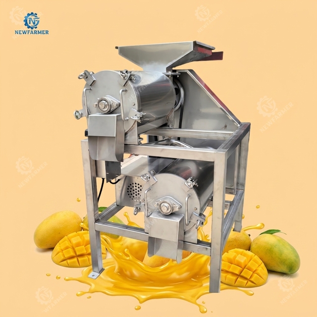 Multi Function Tomato Passion Fruit Pulping Machine Soursop Tamarind Fruit Pulp Extractor Machine with Adjustable Pulp Fineness