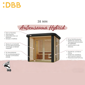 Sauna Infrarroja Clásica Cuadrada para Exteriores, Sauna Interior para 3-4 Personas, Sauna de Cedro Natural - Product Image 5