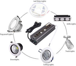 Высококачественный водонепроницаемый светодиодный выключатель питания 12 В 24 в 10 Вт 20 Вт 60 Вт 80 Вт 100 Вт 200 Вт 300 Вт IP67 Светодиодный драйвер для наружного освещения - Product Image 3