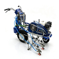 Machine de marquage routier à peinture froide SHOWWAY à poussée manuelle à haute efficacité avec moteur Honda 6,5 CV, toute neuve