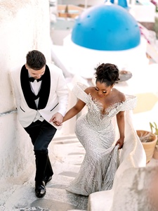 <span class=keywords><strong>Vestidos</strong></span> <span class=keywords><strong>de</strong></span> <span class=keywords><strong>fiesta</strong></span> <span class=keywords><strong>de</strong></span> sirena con lentejuelas brillantes y cristales, vestido <span class=keywords><strong>de</strong></span> noche personalizado con hombros descubiertos, vestido <span class=keywords><strong>de</strong></span> gala para <span class=keywords><strong>fiesta</strong></span> <span class=keywords><strong>de</strong></span> <span class=keywords><strong>boda</strong></span> Aso Ebi - Product Image 5