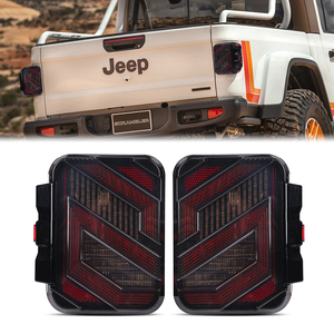 Lámpara Led trasera para coche, luz de freno de giro, marcha atrás, Drl, para <span class=keywords><strong>Jeep</strong></span>, Gladiador, Jt, Sport, <span class=keywords><strong>Rubicon</strong></span>, 12V, <span class=keywords><strong>2022</strong></span> - Product Image 3