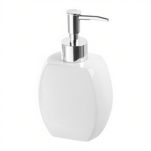 Dispensador de Jabón Líquido Archhome de 16.5 cm, Cerámico, Manual, Recargable, para Baño, Lavabo, Escritorio - Product Image 3