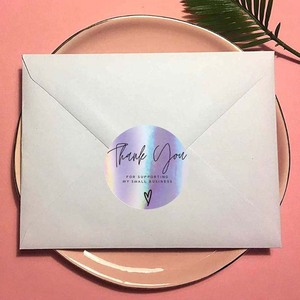 Tùy chỉnh cầu vồng phim Vinyl logo laser chết cắt dán thiết kế lạ mắt hấp dẫn in chất kết dính không thấm nước dán ba chiều - Product Image 2