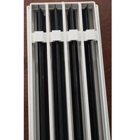 Diffuseur et grilles de plafond à fente linéaire en alliage d'aluminium métallique pour climatisation cvc