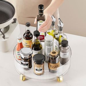 Rotating <b>Storage</b> <b>Rack</b> <b>Kitchen</b> Turntable Seasoning <b>Storage</b> Rotating Platter Organizer Snack <b>Storage</b> Box for <b>Kitchen</b> Living Room - Product Image 4