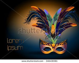 Funny Costume Cosplay Mask Venetian Mardi Gras Carnival <strong>Masquerade</strong> Mask Feather Party Mask For Party Holiday Supply Xmas Decor