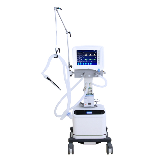 MN-VEN007   Ventilator Medical ICU Ventilator Turbine Ventilator With Trolley