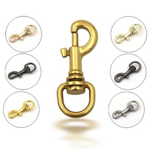 Clip à déclenchement pivotant en alliage de zinc robuste de qualité supérieure fabriqué en usine, <span class=keywords><strong>pour</strong></span> sac, laisse <span class=keywords><strong>pour</strong></span> animaux de compagnie, sangle, collier, porte-clés, petit modèle - Product Image 1