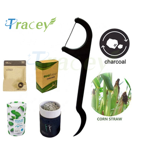 Filo Interdentale Ecologico con Logo Personalizzato, Bastoncini Degradabili per Pulizia Dentale - Product Image 2