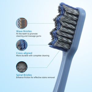 <span class=keywords><strong>Brosse</strong></span> <span class=keywords><strong>à</strong></span> dents <span class=keywords><strong>à</strong></span> poils moyens en spirale avec support et boîte intérieure - Product Image 4