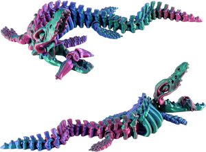 PowerTRC - Figura de Dinosaurio Articulada de Mosasaurus, Impresa en 3D, de Plástico, Animales Prehistóricos Coleccionables, Decoración de Escritorio - Product Image 3