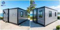 Maison conteneur extensible de luxe, pliable et étanche, avec 1, 2, 3, 4 ou 5 chambres et cuisine, durée de vie de 50 ans, MOQ 1 ensemble, conteneurs de 20, 30 ou 40 pieds