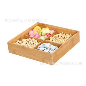 Boîte en bois à neuf compartiments à imprimé rétro pour le rangement de bijoux, idéale pour le bureau, fabriquée au Shandong - Product Image 5