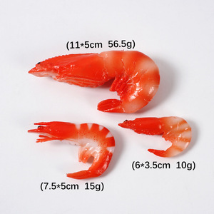 Aimants Réalistes en Forme de Crevettes Simulées, Jouets Farces et Attrapes en Forme de Fruits de Mer, Crevettes et Écrevisses pour Films et Hôtels - Product Image 5