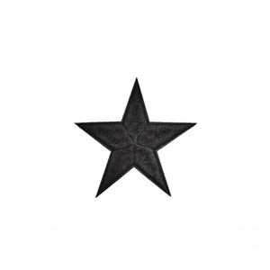 Haute qualité doré argent <span class=keywords><strong>rouge</strong></span> noir gris étoile à cinq branches fer sur patchs pour chapeaux étoiles en vrac - Product Image 5