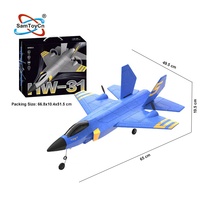 Samtoy 2.4G 2.5CH F35 Avion modèle incassable en mousse, planeurs, avion, avion télécommandé, avion RC, jet avec lumière LED