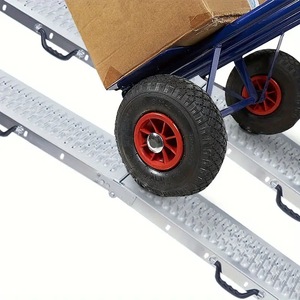 Rampas para coche de acero, paquete de 2, 160 cm, 180 cm, plegables, antideslizantes, para Kia, furgoneta, motocicleta, bicicleta - Product Image 2