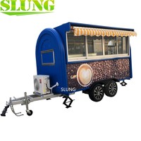 Remorque pour camion alimentaire, accessoire de fabrication artisanale, remorque cuisine mobile, plantes