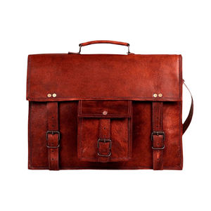 Premium Quality <b>Leather</b> Genuine <b>Leather</b> Laptop <b>Briefcase</b> for Working - Product Image 4