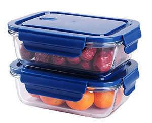 Boîte à lunch multifonctionnelle moderne et élégante, avec couvercle en verre trempé, nouvelle conception, récipient de stockage alimentaire en plastique - Product Image 4