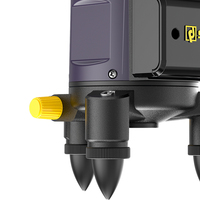 Niveau laser professionnel à lumière verte d'usine chinoise, 360 degrés, niveau laser à 2/3/5 lignes