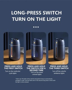 New 1.2L Large Capacity Car Humidifier USB Portable Ultrasonic <b>Aroma</b> <b>Diffuser</b> Cool Mist Maker <b>Aroma</b> Machine Night Light for Home - Product Image 3