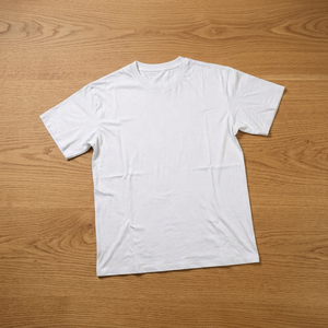 เสื้อยืดคอตตอน 100% น้ำหนัก 260 กรัม สไตล์วินเทจ ซักแล้ว คอกลม แขนสั้น ทรงโอเวอร์ไซส์ พิมพ์ลายบาติกไล่เฉดสี แห้งเร็ว - Product Image 3