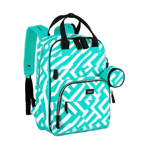Échantillon Gratuit : Sac à Dos Chic Grande Capacité pour Couches, avec Bretelles pour Poussettes, Imperméable, Multifonctionnel, USB, Antivol, en Polyester - Product Image 3