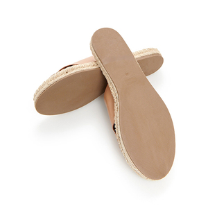Sandalias planas de lujo para mujer, alpargatas con tiras cruzadas de <span class=keywords><strong>cuero</strong></span>, diseño superior, sin cordones, Punta abierta, logotipo personalizado - Product Image 4