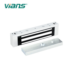 Serrure Électromagnétique à <span class=keywords><strong>Porte</strong></span> Unique 180kg 12V 24V à Fixation Murale Finition Polie Durable Déverrouillage Sans Clé 350lbs - Product Image 2