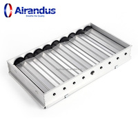 NOUVEAU Amortisseur à lame en aluminium extrudé industriel HVACR OBD-B, étanchéité sans fuite, construction durable pour les systèmes HVAC d'entrepôt