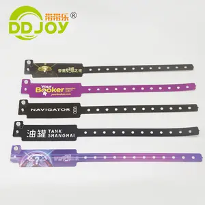 Customized Tear-Resistant Strong Bracelet Tickets VIP Admission Paper Wristba For Parties Festivals Events Promotional Wristba