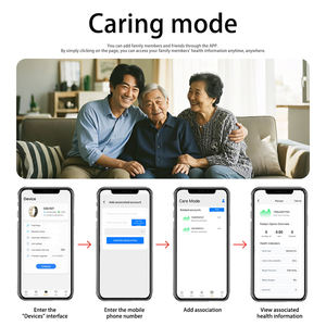 Bague connectée tendance pour hommes et femmes, étanche 5ATM, avec suivi de la fréquence cardiaque, de l'oxygène sanguin, interaction gestuelle, suivi du sommeil et de la forme physique - Product Image 4