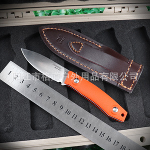 Gedoo Outdoor Integrated Straight Knife 9CR18mov Steel Camping Fruit Knife Outdoor <b>Small</b> Straight Knife G10 Handle Portable - Product Image 1