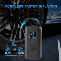 Portable Wireless Electric Bike Pump Outdoor Pocket Mini Bicycle air Pump Tire Inflator for Tire Quick Setup