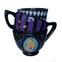 Tasse à café en céramique peinte à trois couches, design créatif empilable, style dessin animé, boîte cadeau pour la rentrée scolaire, compatible lave-vaisselle et micro-ondes