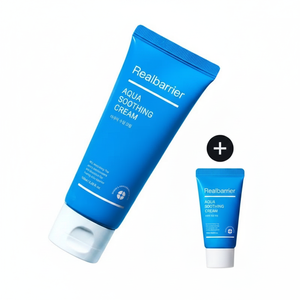 Crème apaisante aquatique SAM'U Real Barrier 100 ml, lot avec crème visage de qualité supérieure en bonus de 25 ml - Product Image 2